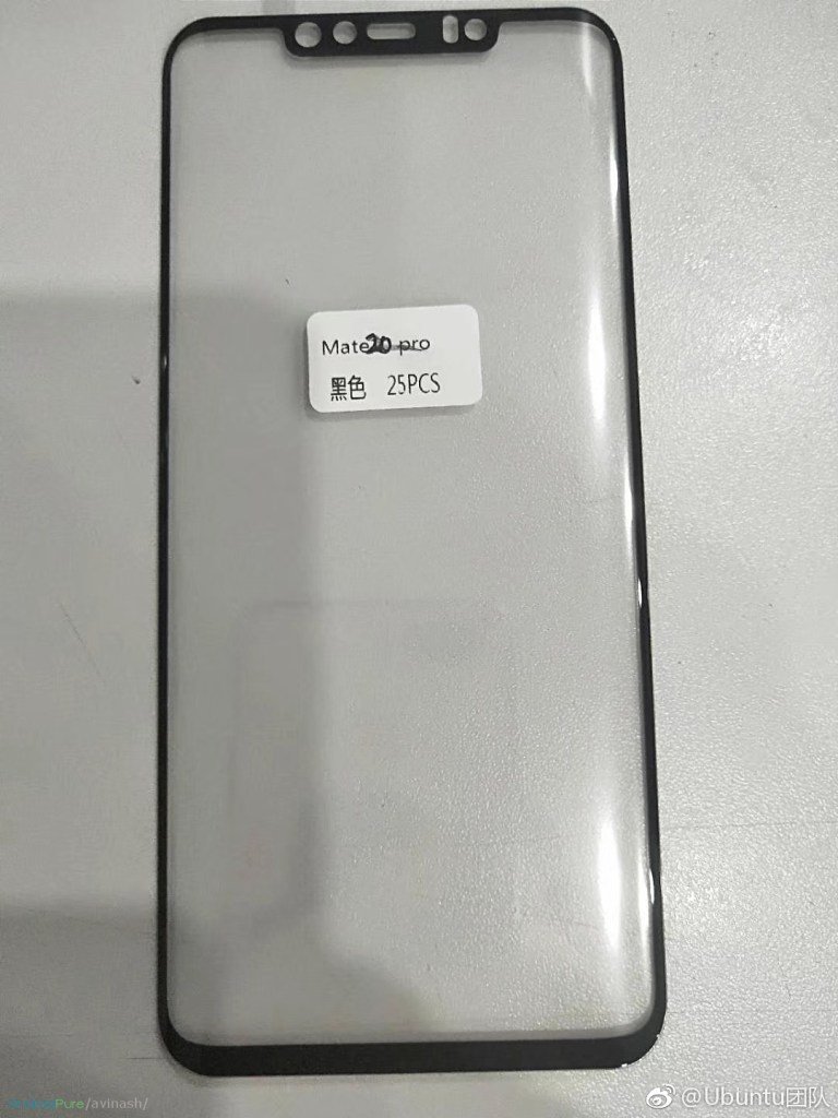 Huawei Mate 20 and Huawei Mate 20 Pro front panel reveal different Notches 1