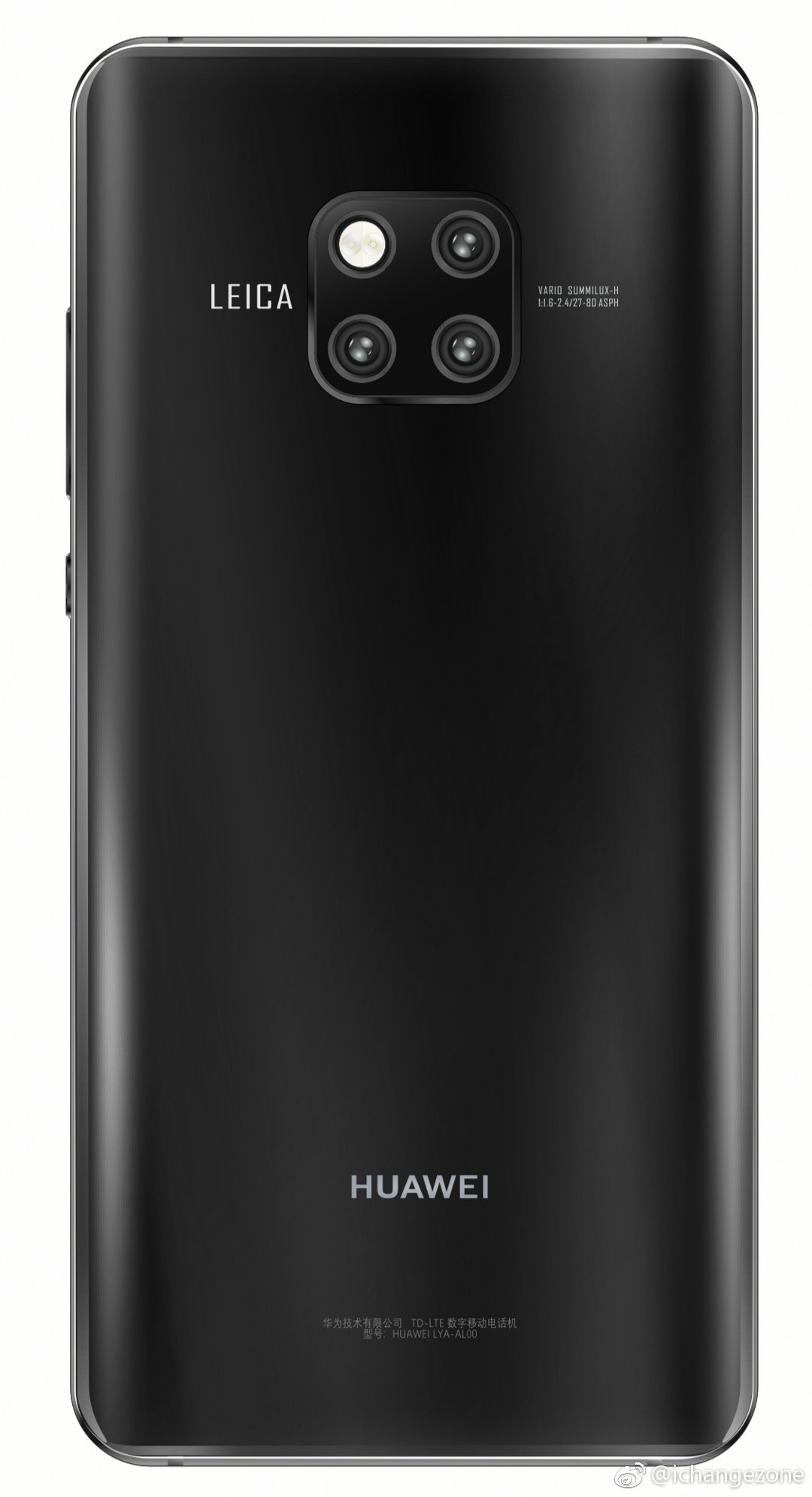 Huawei Mate 20 Renders with Blue and Black Color options 1